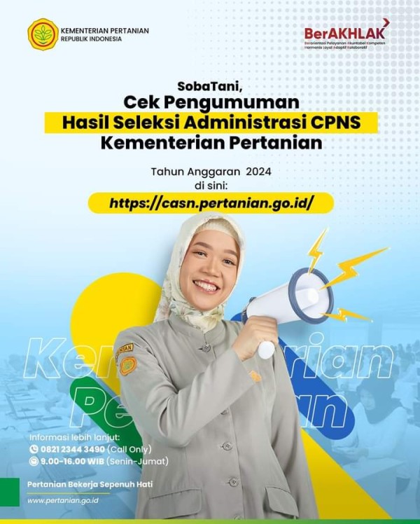 Pengumuman Hasil Seleksi CASN 2024